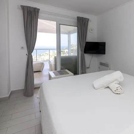 Amazing Duplex House With Sea View In Bodrum Apartmán